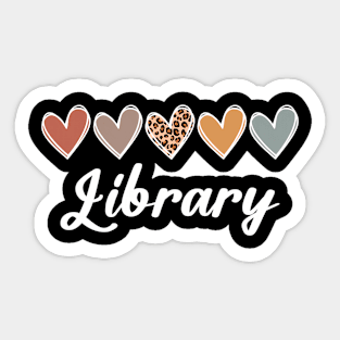 Library Librarian Bookworm Book Nerd Crew Sticker